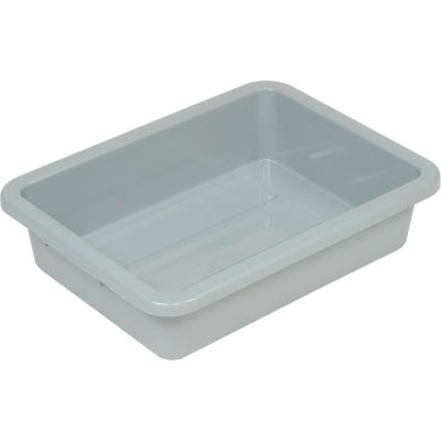 Global Industrial Nesting Tote Box 20-1/4"Lx15-1/4"Wx5"H Gray - Pkg Qty 6