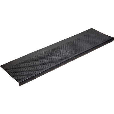 Outdoor Recycled Rubber Stair Tread 60"W Black