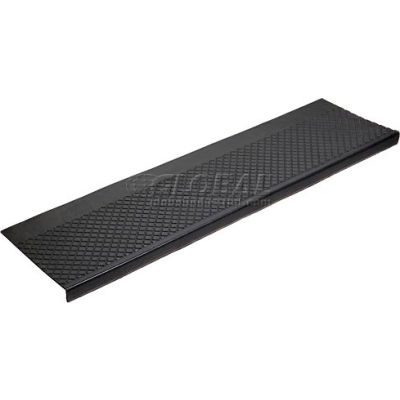 Outdoor Recycled Rubber Stair Tread 72"W Black