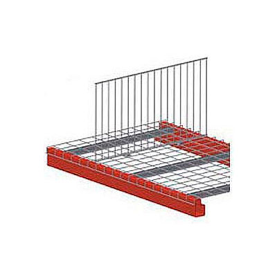 Global Industrial™ Pallet Rack Wire Deck Divider, 34"D x 18"H
