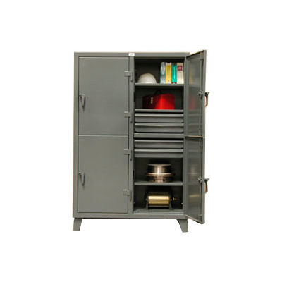 Strong Hold® Standard Locker 86-24-2TPL-16DB - Double Tier With 16 Drawers