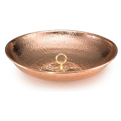 Good Directions Rain Chain Basin, Polished Copper