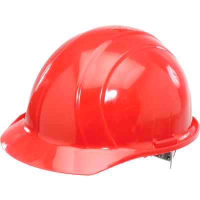 ERB 19764 Americana Hard Hat, 4-Point Pinlock Suspension, Red