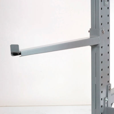 Global Industrial™ 24" Cantilever Straight Arm, 2" Lip, 1200 Lb. Cap., For 2000 Series