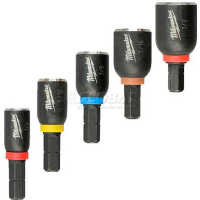 Milwaukee® 49-66-4563 Shockwave™ 5 Pc.Insert Nut Driver Set