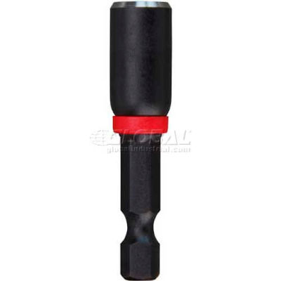 Milwaukee® 49-66-4702 Shockwave™ 1/4" 1-7/8" OAL Magnetic Nutdriver - Pkg Qty 10