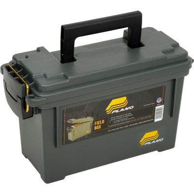 Plano Molding 1312-00 Water Resistant Ammo Can Filed Box, 11-5/8"L x 5-1/8"W x 7-1/8"H, Green