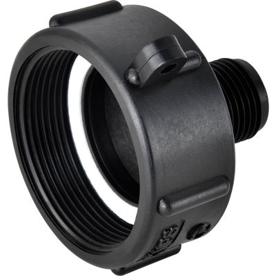 Global Industrial Polypropylene 2" Female NPS Pipe Thread x 3/4" Male Garden Hose Adapter - Pkg Qty 5
