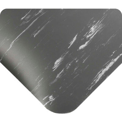 Wearwell® SMART® Tile-Top Anti Fatigue Mat 1/2" Thick 2' x 60' Charcoal