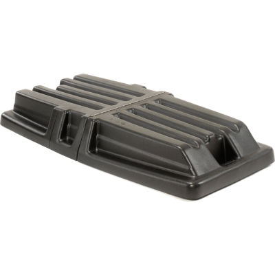 Rubbermaid® Hinged Lid for 1/2 Cu. Yd. Tilt Truck, Black