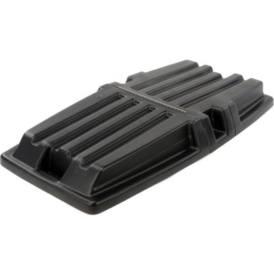 Rubbermaid® Hinged Lid For 1 Cu. Yd. Tilt Truck, Black
