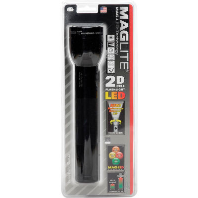 Maglite® ST2D016 2 Cell D LED Flashlight Black