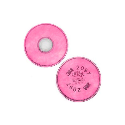 3M™ Particulate Filter 2097/07184(AAD), P100 Respiratory Protection, 2/PK
