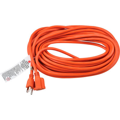 Global Industrial™ 50 Ft. Outdoor Extension Cord, 14/3 Ga, 15A, Orange ...