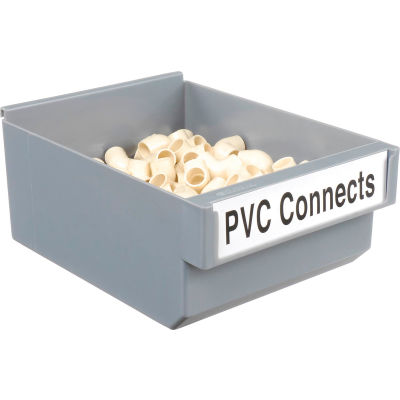 Plastic Storage Drawer 8-3/8 X 4-5/8 - Gray - Pkg Qty 12