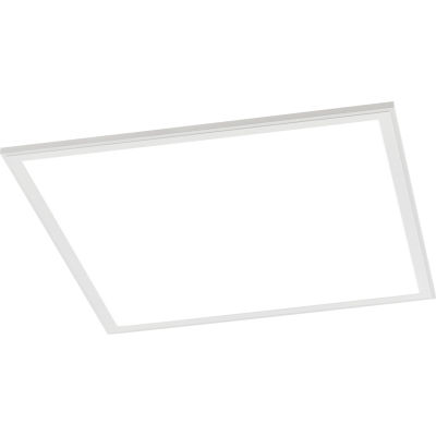 Global Industrial LED Panel Light, 2'x2', 40W, White Frame, 4000 Lumens, 5000K, 0-10V Dimming