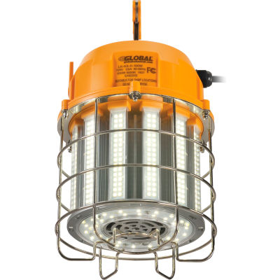 Global Industrial™ LED Temporary Area Work Light, 100W, 5000K, 12000 Lumens