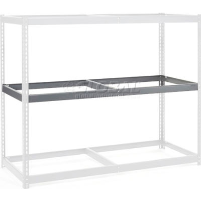 Global Industrial™ Additional Level For Wide Span Rack 60"Wx36"D No Deck 1200 Lb Capacity, Gray