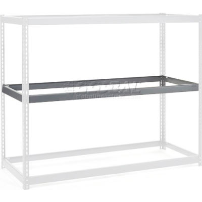 Global Industrial™ Additional Level For Wide Span Rack 48"Wx48"D No Deck 1200 Lb Capacity, Gray