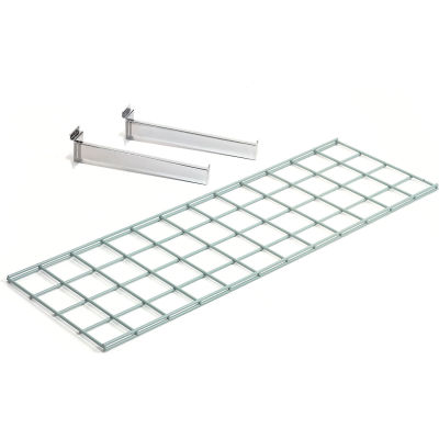 Global Industrial™ Wire Shelf 36 X 12 With 2 Brackets - Pkg Qty 3