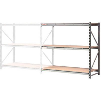Global Industrial Extra Heavy Duty Storage Rack, Wood Deck, 60"Wx24"Dx120"H Add-On