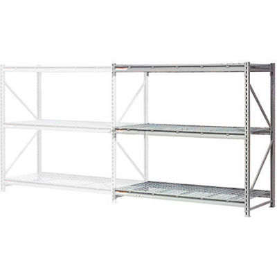 Global Industrial Extra Heavy Duty Storage Rack, Wire Deck, 72"Wx36"Dx120"H Add-On