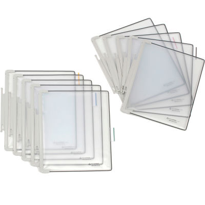 Tarifold® Pivoting Pocket Packs, 10 Pockets/Pack, Gray