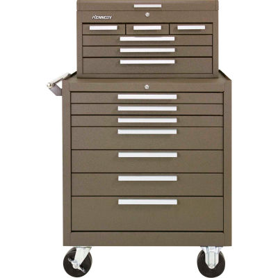 Kennedy® 297XB & 266B 29"W X 20"D X 49-3/4"H 13 Drawer Roller Cabinet & Mechanics Chest Combo