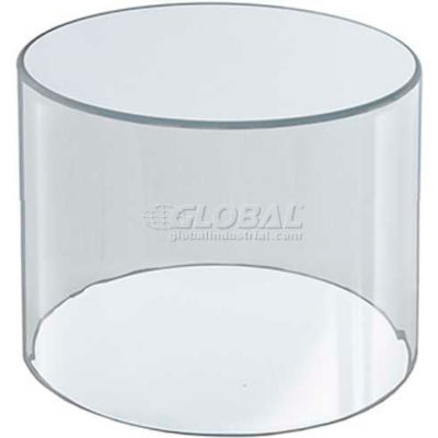 Global Approved 556404 Acrylic Cylinder, 4" x 4", Clear ,1 Piece