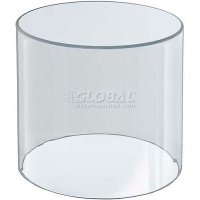 Global Approved 556605 Acrylic Cylinder, 6" x 6", Clear ,1 Piece
