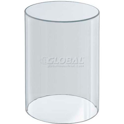 Global Approved 556610 Acrylic Cylinder, 6" x 10", Clear ,1 Piece