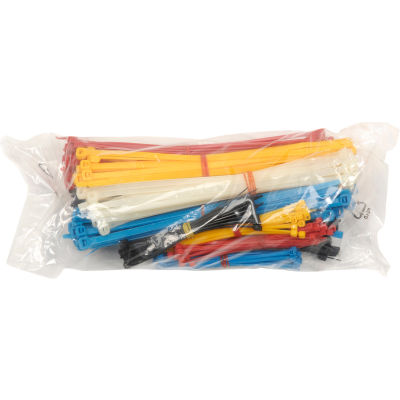 Global Industrial™ Assorted Cable Zip Tie Pack - 375 Pack