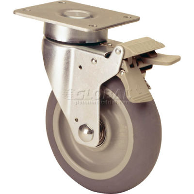 Global Industrial™ Hi-Tech Dual Locking Caster 400 Lb. Capacity