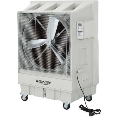 Global Industrial 30" Direct Drive 3-Speed Evaporative Cooler, 15.8 Gal. Cap., 120V