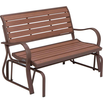 Lifetime® Mocha Brown Glider Bench