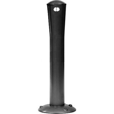 Global Industrial Black Aluminum Outdoor Ashtray