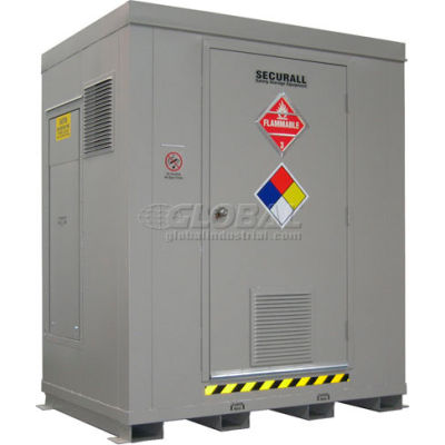 Outdoor Hazardous Chemical Storage Building - 6 Drum