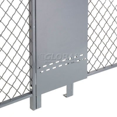 gap partition globalindustrial 120vac 4x10 mortise nptf partitions
