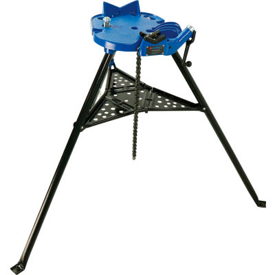 Global Industrial Tri-Stand Chain Vise, 1/2" - 6" Pipe Capacity