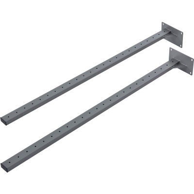 Global Industrial™ Steel Uprights, Gray, 2/Pack