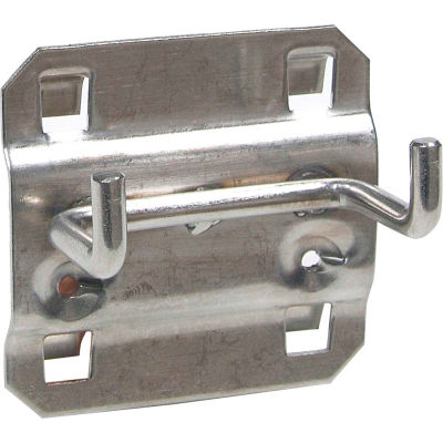 Triton - 62119 1" Double Rod 90 Degree Bend 3/16 In. Dia. SS Pegboard Hook for SS LocBoard, 3 Pack