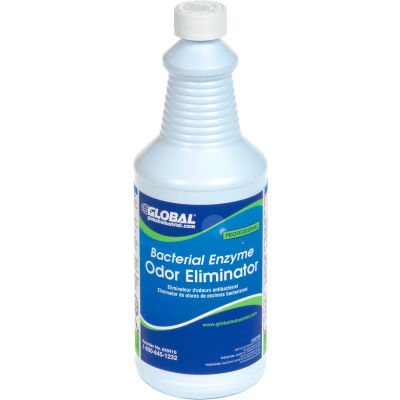 Global Industrial™ Bacterial Enzyme Odor Eliminator, 1 Quart Bottle, 6/Case