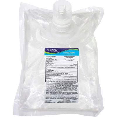 Global Industrial™ Instant Foam Hand Sanitizer Refill, 1200mL, 6 Per Case
