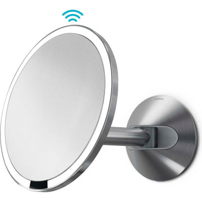 Bathroom Supplies Bathroom Mirrors Simplehuman Sensor Lighted Wall Mount Vanity Mirror Hard Wired St3003 640862 Globalindustrial Com