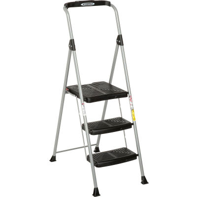 Werner 3 Step Steel Podium Step Stool, 225 lb. Cap - SP323-6