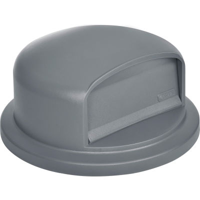 Global Industrial™ Plastic Trash Can Dome Lid - 32 Gallon Gray