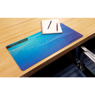Global Industrial V-Guard Constant Clean Antimicrobial Desk Mat, 32" x 12", 3/Pack
