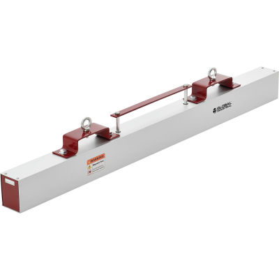 Global Industrial Hang-Type Magnetic Sweeper With Forklift Hanger, 48"W