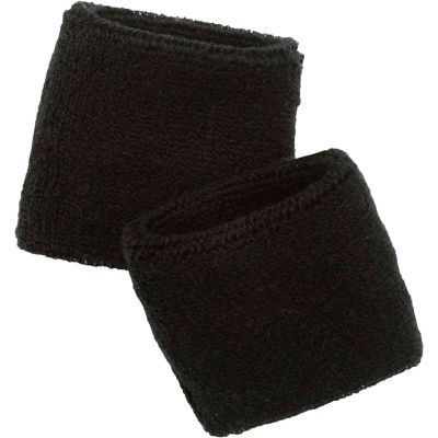 Ergodyne® Chill-Its® 6500 Wrist Sweatband, Black, One Size