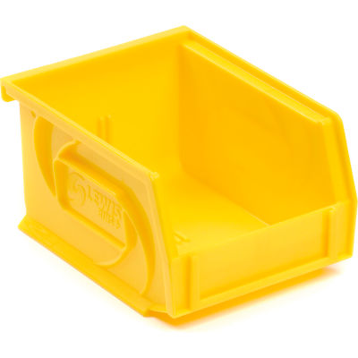 LEWISBins Plastic Stacking Bin PB54-3 - 4-1/8"W x 5-3/8"D x 3"H, Yellow - Pkg Qty 24